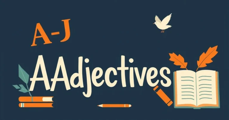 Illustration for Adjectives: Describing the World Around You