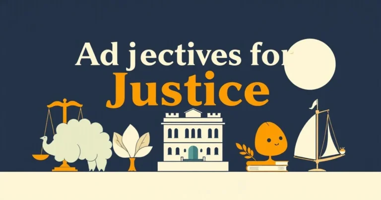 Illustration for Adjectives for Justice: A Comprehensive Guide