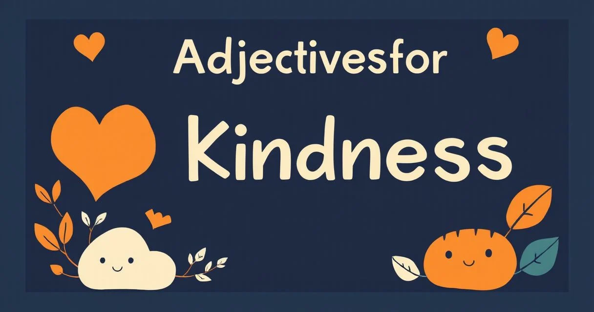 Illustration for Adjectives for Kindness: A Comprehensive Guide
