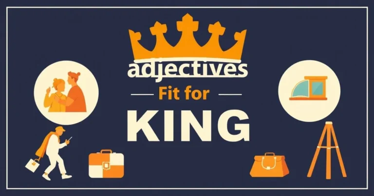 Illustration for Adjectives Fit for a King: Describing Royalty