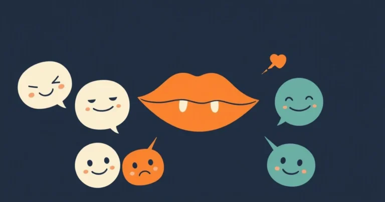 Illustration for Describing the Perfect Pucker: Adjectives for Kiss