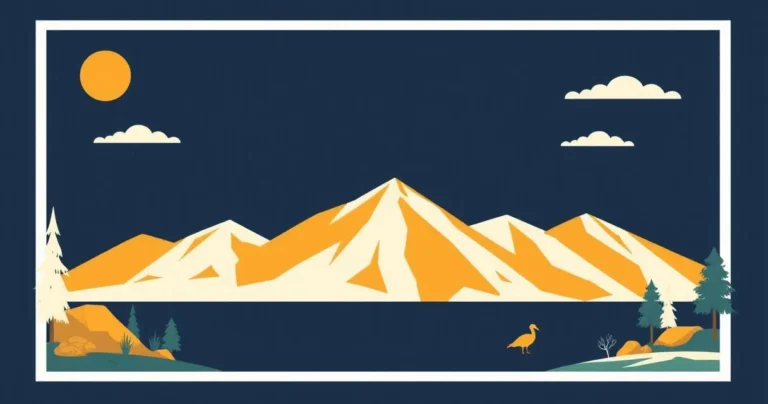 Illustration for Describing Landscapes: Mastering Adjectives for Land