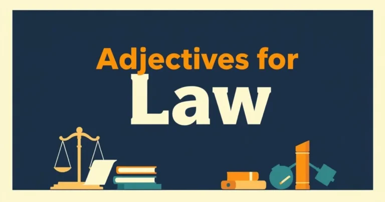 Illustration for Adjectives for Law: A Comprehensive Grammar Guide
