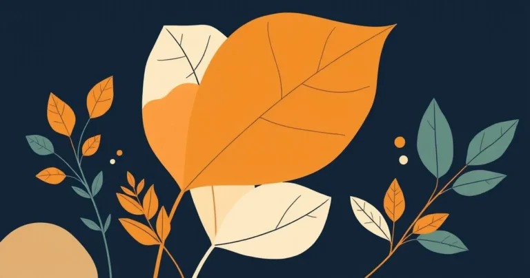 Illustration for Describing Leaves: A Guide to Adjectives for Foliage