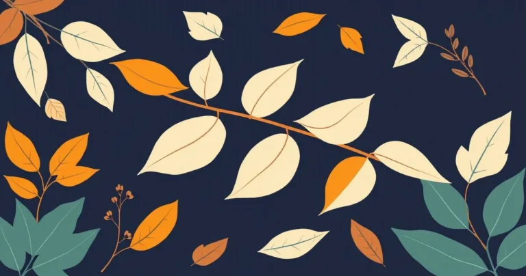 Illustration for Describing Leaves: A Guide to Adjectives for Foliage