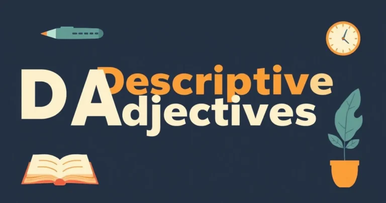 Illustration for Descriptive Adjectives: Enhancing Your English Lessons