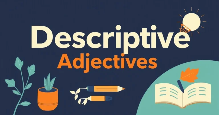 Illustration for Descriptive Adjectives: Enhancing Your Letter Writing