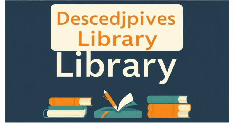 Illustration for Descriptive Adjectives for Library: A Comprehensive Guide