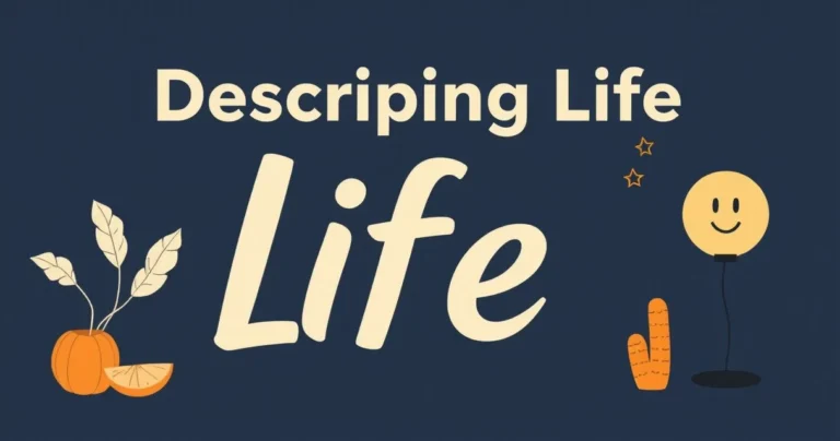 Illustration for Describing Your Life: Mastering Adjectives for Lifestyle