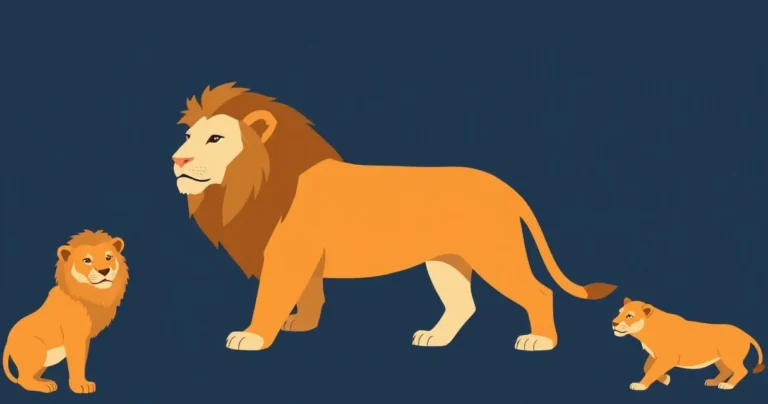 Illustration for Describing Lions: A Comprehensive Guide to Adjectives