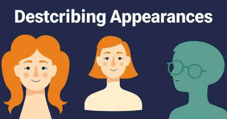 Illustration for Describing Appearances: Mastering Adjectives for Looks