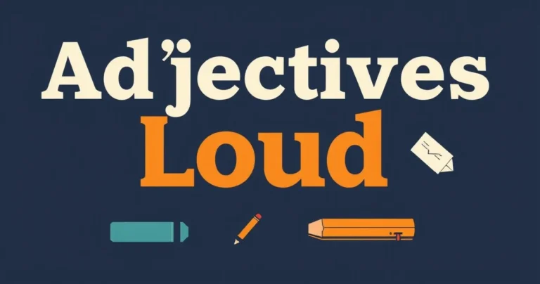 Illustration for Adjectives for Loud: A Comprehensive Guide