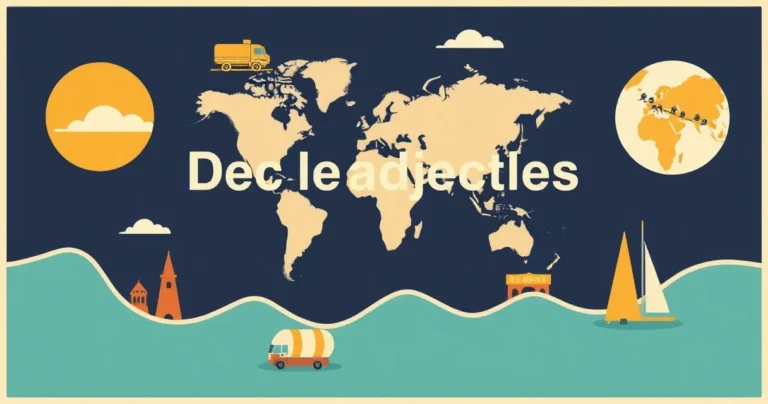 Illustration for Descriptive Adjectives for Maps: A Comprehensive Guide