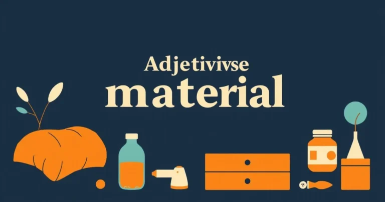Illustration for Adjectives for Material: A Comprehensive Guide
