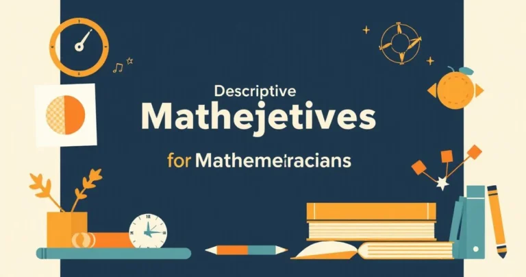 Illustration for Descriptive Adjectives for Mathematicians: A Grammar Guide