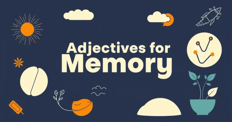 Illustration for Adjectives for Memory: Enhancing Recall and Description