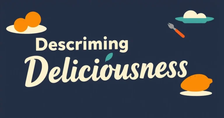 Illustration for Describing Deliciousness: Mastering Adjectives for Menus