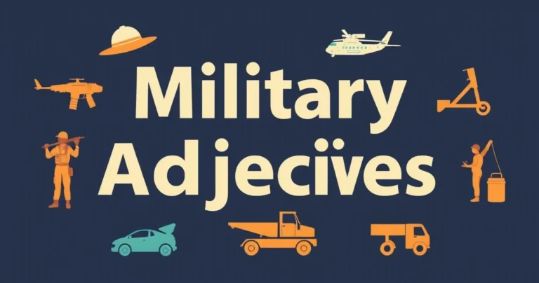Illustration for Military Adjectives: Describing Forces and Operations