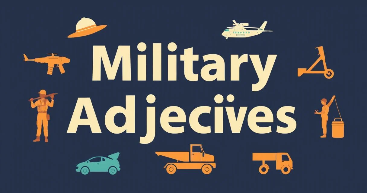 Illustration for Military Adjectives: Describing Forces and Operations