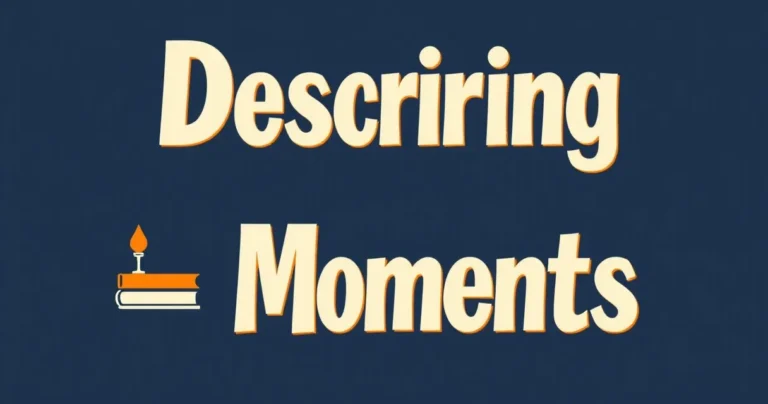 Illustration for Describing Moments: Mastering Adjectives for Time