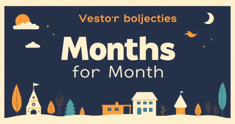 Illustration for Descriptive Adjectives for Months: A Comprehensive Guide