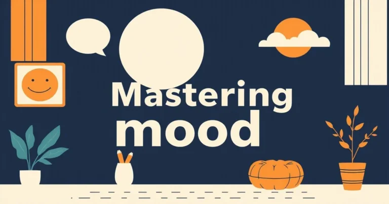 Illustration for Mastering Mood: A Comprehensive Guide to Adjectives of Emotion