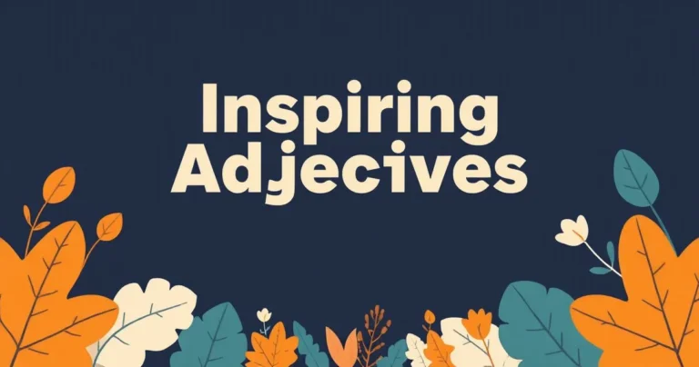 Illustration for Inspiring Adjectives: A Guide to Words of Motivation