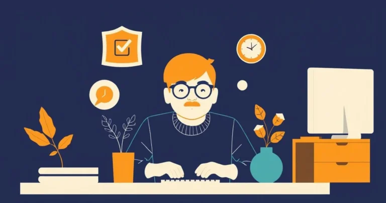 Illustration for Describing Multitaskers: A Guide to Adjectives