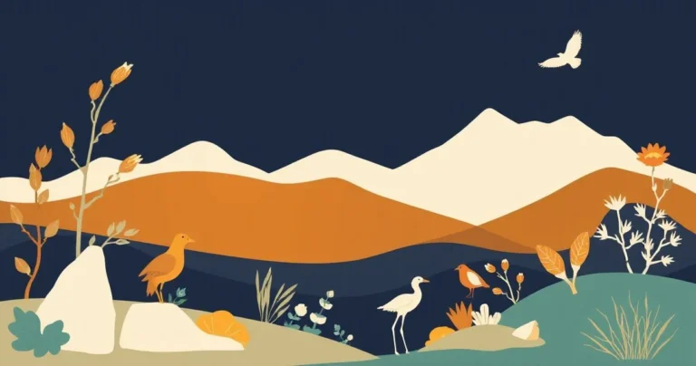 Illustration for Describing Nature: A Comprehensive Guide to Adjectives
