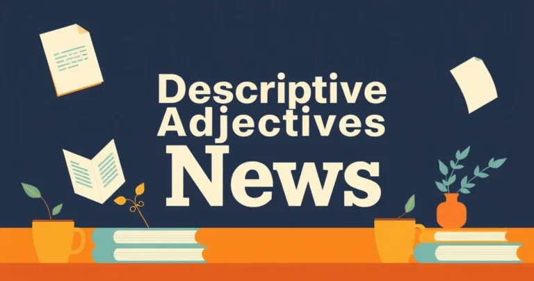 Illustration for Descriptive Adjectives for News: A Comprehensive Guide