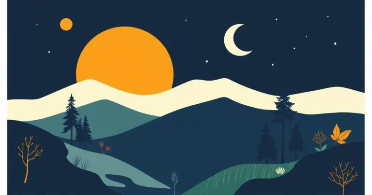 Illustration for Describing the Night: A Guide to Adjectives for Night