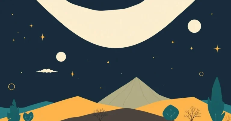 Illustration for Describing the Night Sky: Mastering Adjectives