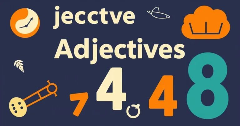 Illustration for Adjectives for Numbers: A Comprehensive Guide
