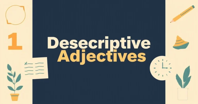 Illustration for Descriptive Adjectives: Mastering Observational Language