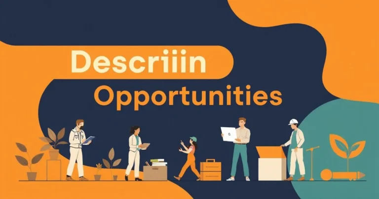 Illustration for Describing Opportunities: Mastering Adjectives for Success
