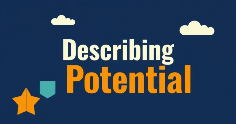 Illustration for Describing Potential: Adjectives for Opportunity in English