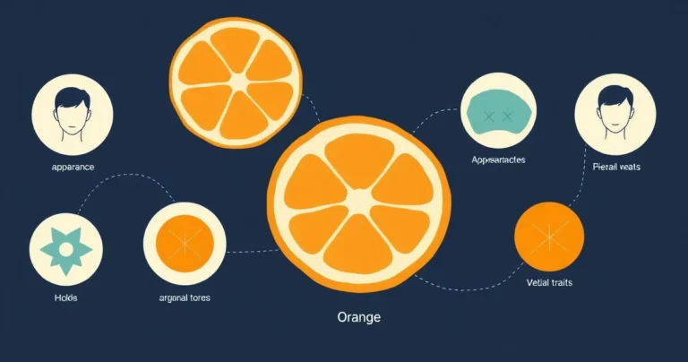 Illustration for Describing Orange: A Comprehensive Guide to Adjectives