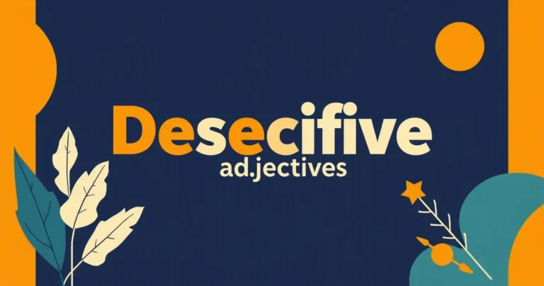 Illustration for Descriptive Adjectives: Mastering Packaging Descriptions