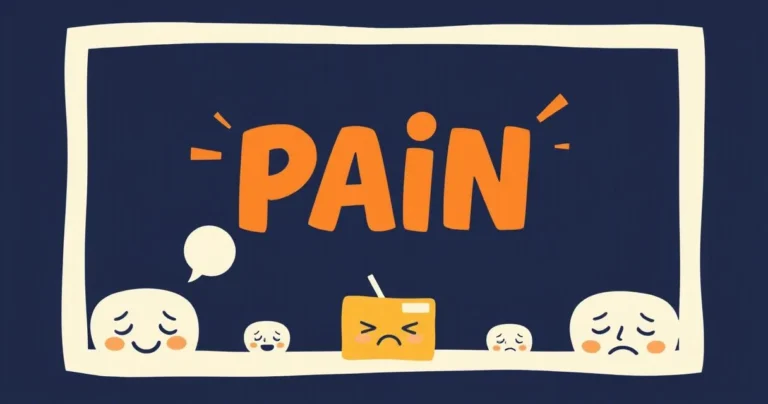 Illustration for Describing Pain: A Comprehensive Guide to Adjectives