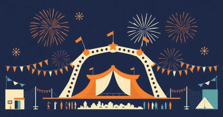 Illustration for Describing Spectacle: Adjectives for Parades and Processions