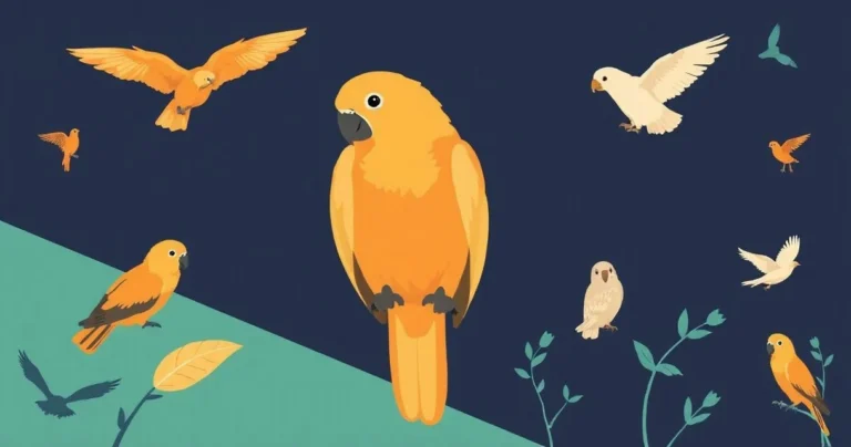 Illustration for Describing Parrots: A Guide to Adjectives for Avian Enthusiasts