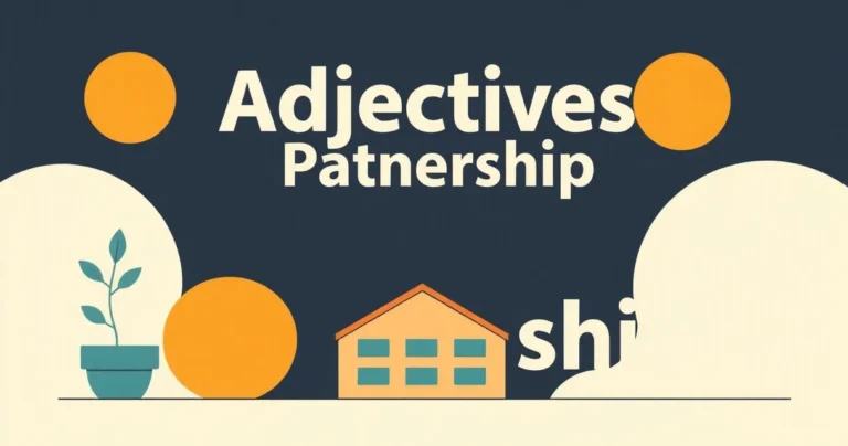 Illustration for Adjectives for Partnership: A Comprehensive Guide