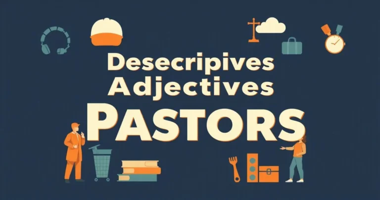 Illustration for Descriptive Adjectives for Pastors: A Comprehensive Guide