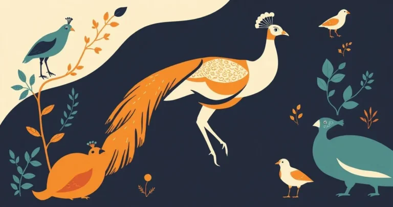 Illustration for Describing Peacocks: A Comprehensive Guide to Adjectives