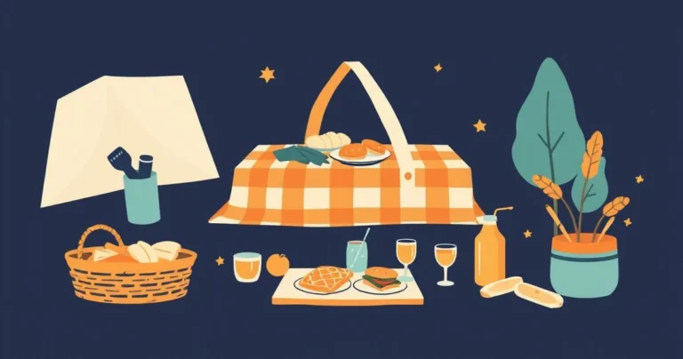 Illustration for Perfect Picnic: Mastering Adjectives for Outdoor Adventures