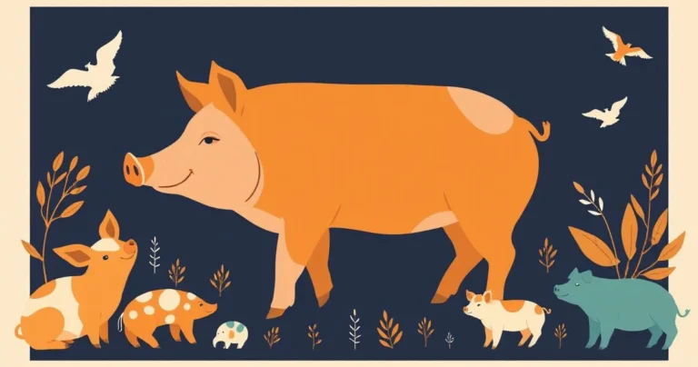 Illustration for Describing Pigs: A Comprehensive Guide to Adjectives