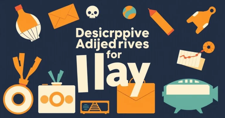 Illustration for Descriptive Adjectives for Play: A Comprehensive Guide