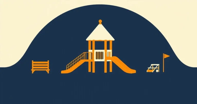 Illustration for Describing Playgrounds: A Guide to Adjectives