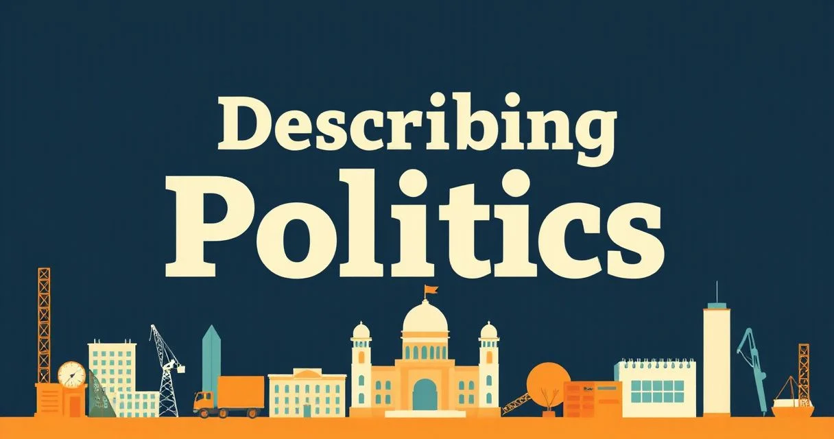 Illustration for Describing Politics: A Guide to Political Adjectives