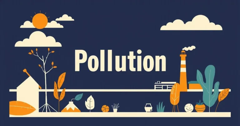 Illustration for Describing Pollution: A Guide to Adjectives for Environmental Writing